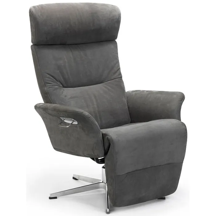 Adjustable recliner with pull-out footrest