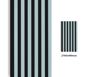 Koka sienas panelis 2700 x 400mm (Black-Teal Grey) (NOLIKTAVAS IZPĀRDOŠANA) Koka sienas panelis 2700 x 400mm (Black-Teal Grey) (NOLIKTAVAS IZPĀRDOŠANA)