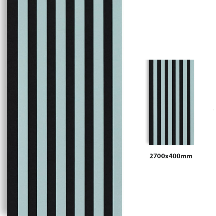 Cork wall panel 2700 x 400mm (Black-Teal Grey) (WAREHOUSE CLEARANCE)