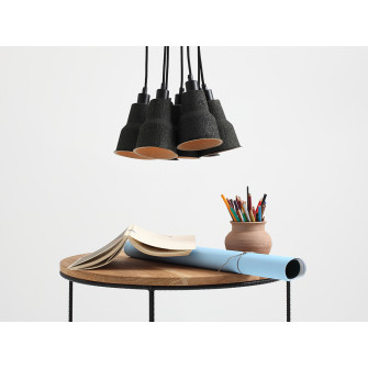 CELULO 7 Bundle Black Lamp (ceiling)