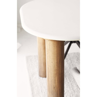 Ēdamgalds FONDI — krāsa: smilšu / brūna; 240 × 100 × 76 cm Ēdamgalds FONDI — krāsa: smilšu / brūna; 240 × 100 × 76 cm
