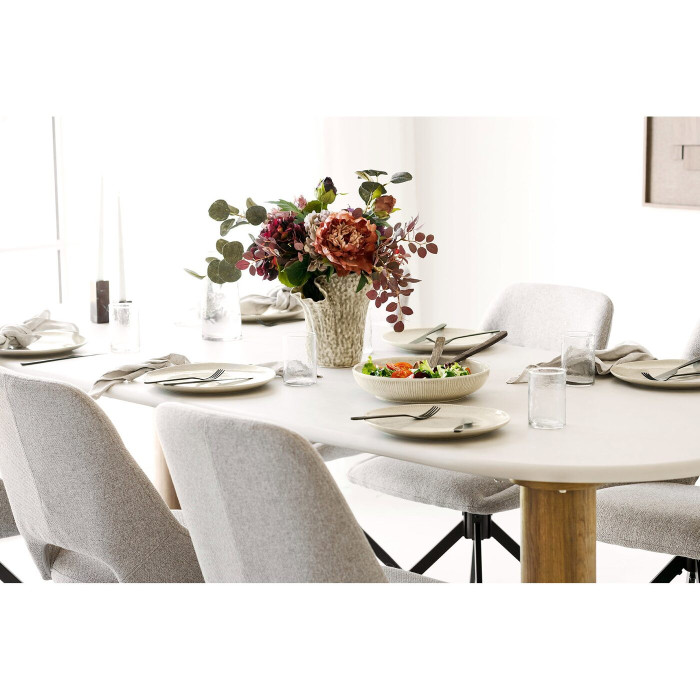 Ēdamgalds FONDI — krāsa: smilšu / brūna; 240 × 100 × 76 cm Ēdamgalds FONDI — krāsa: smilšu / brūna; 240 × 100 × 76 cm