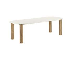 Ēdamgalds FONDI — krāsa: smilšu / brūna; 240 × 100 × 76 cm