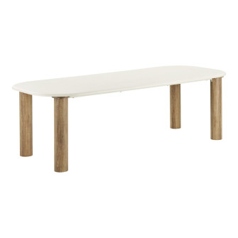 Ēdamgalds FONDI — krāsa: smilšu / brūna; 240 × 100 × 76 cm Ēdamgalds FONDI — krāsa: smilšu / brūna; 240 × 100 × 76 cm