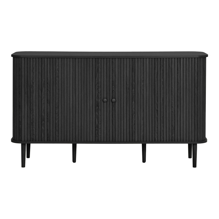 Комод NIKKO — цвет: чёрный; 140 × 40 × 79 см Комод NIKKO — цвет: чёрный; 140 × 40 × 79 см