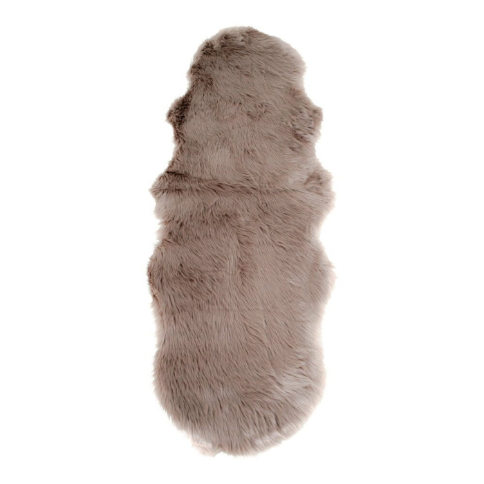 Mākslīgās kažokādas paklājs — krāsa: gaiši brūna; 180 × 60 × 6,5 cm Mākslīgās kažokādas paklājs — krāsa: gaiši brūna; 180 × 60 × 6,5 cm