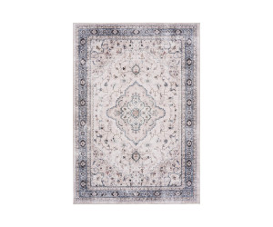 Paklājs HAVANA — krāsa: silti balta / bēša / dūmakaini zila; 230 × 160 cm