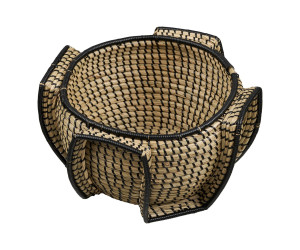 Basket MEDAN — colour: natural tone / black Basket MEDAN — colour: natural tone / black