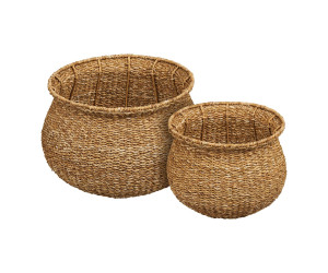 Basket EDEN (set of 2) — colour: natural tone