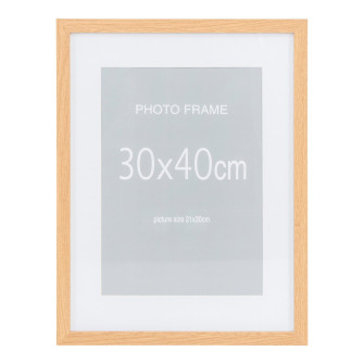 Attēla rāmis MARBELLA (5 gab. komplekts) — krāsa: dabīgs tonis; 40 × 30 × 1,8 cm