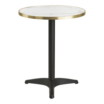 Bistro galds 7501176 — krāsa: balta / melna Bistro galds 7501176 — krāsa: balta / melna