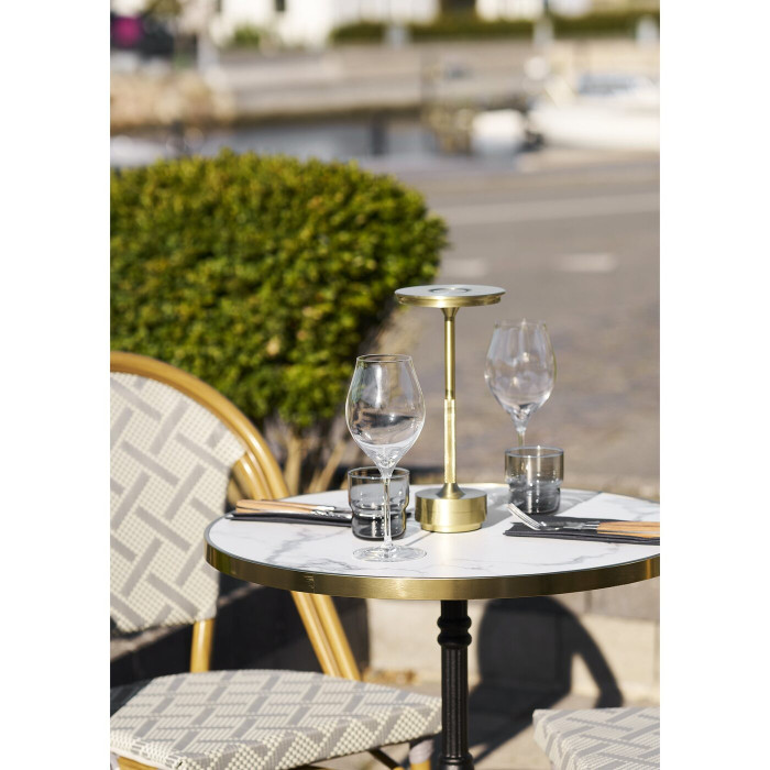 Bistro galds 7501177 — krāsa: balta / melna