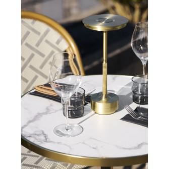 Bistro galds 7501177 — krāsa: balta / melna