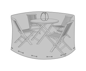 Dārza mēbeļu pārvalks 7701075 — krāsa: melna Dārza mēbeļu pārvalks 7701075 — krāsa: melna