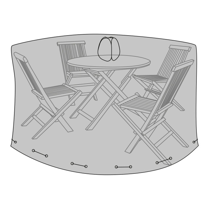 Dārza mēbeļu pārvalks 7701075 — krāsa: melna Dārza mēbeļu pārvalks 7701075 — krāsa: melna