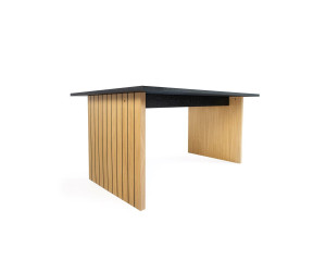 Ēdamgalds Stripe 160 — ozola tonis / melns