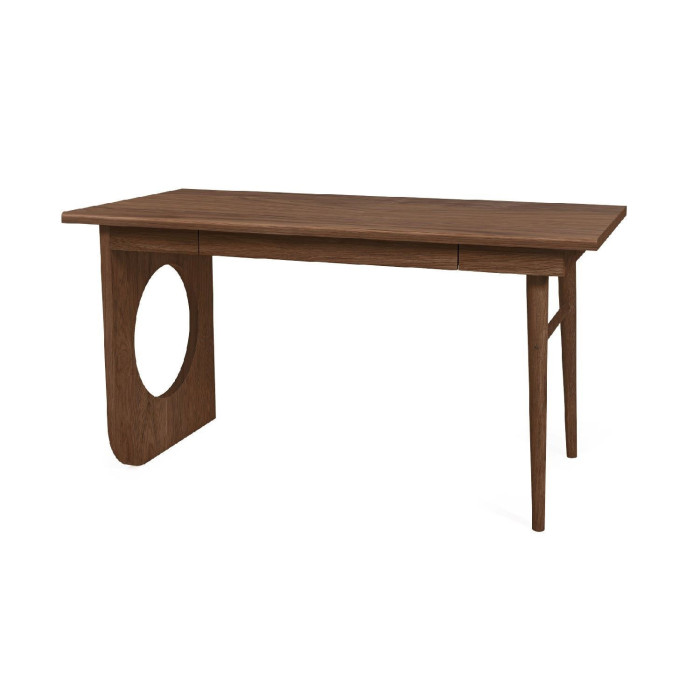 Desk Bau — walnut tone